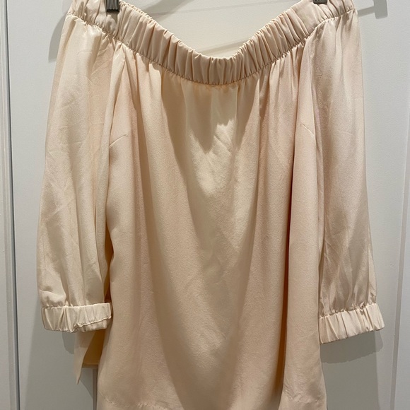 Blush Pink Silk Babaton Aritzia top - Picture 2 of 6